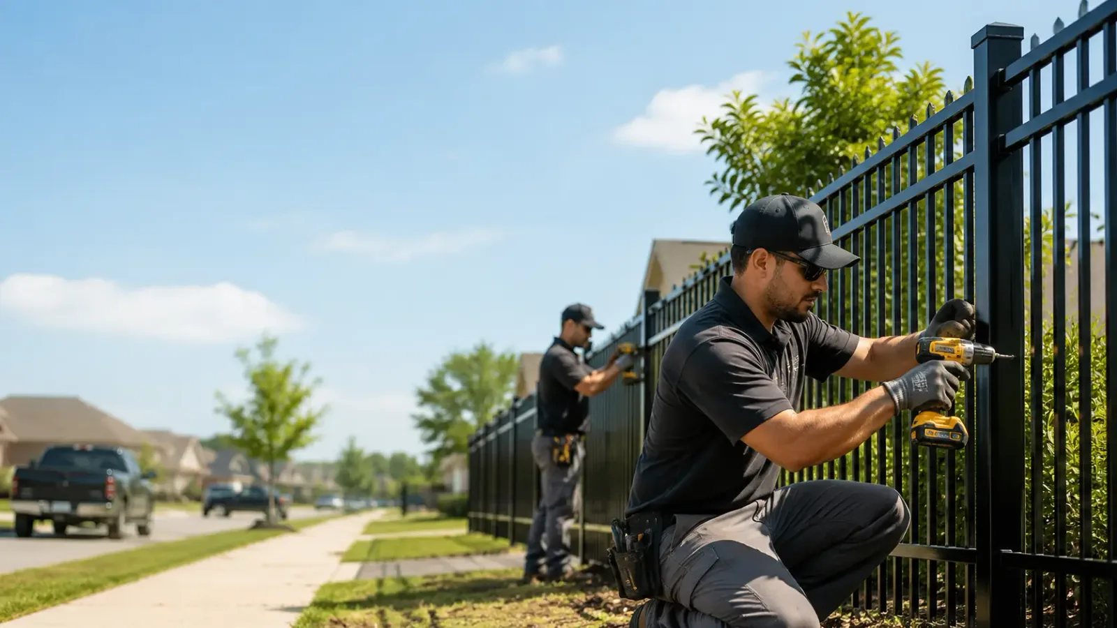 Metal Fence Installation in Hobart, IN